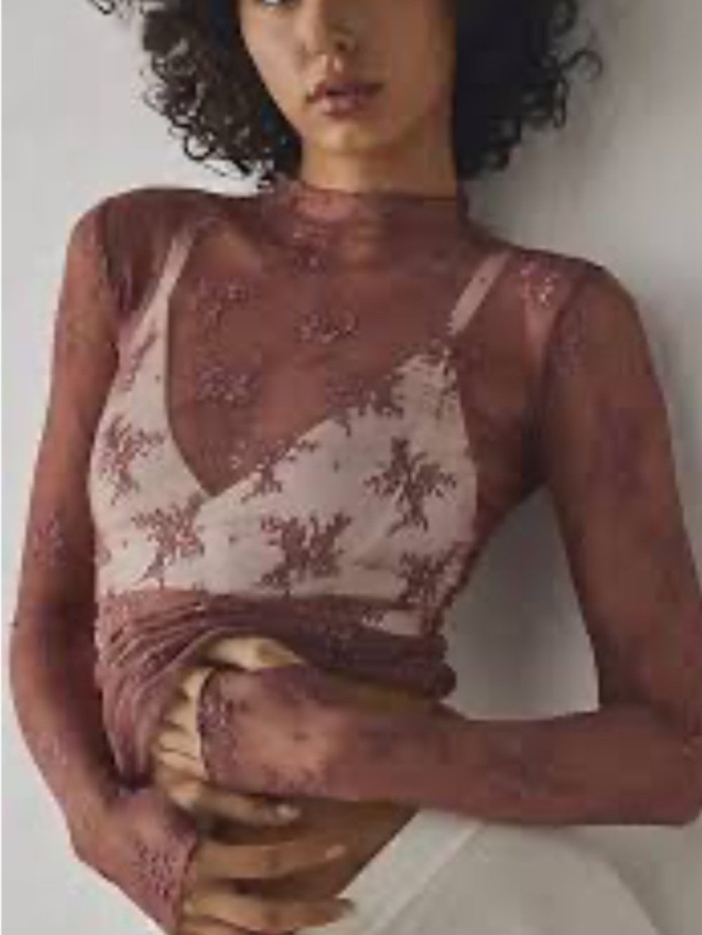 Free People Lady Lux Layering Top NWT